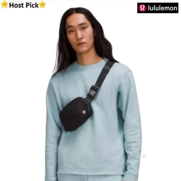Lululemon Everywhere Belt Bag 1L - Black, NWT, Unisex, New Extended Strap - NWT - Picture 1 of 12